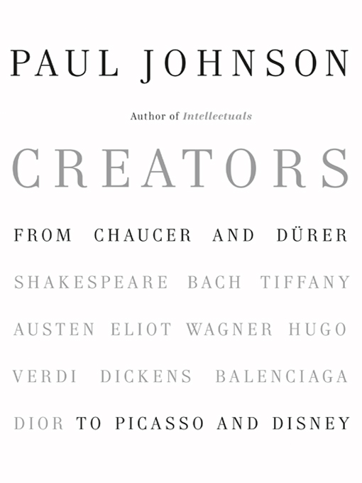 Title details for Creators by Paul Johnson - Wait list